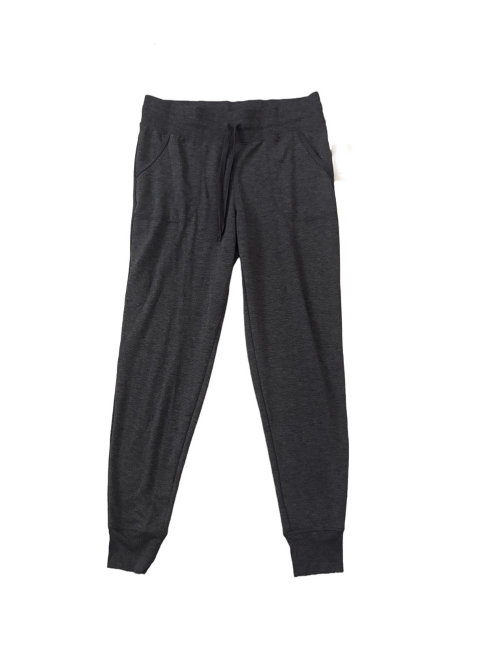 NWT Danskin Now Women’s Brushed Fleece Dark Grey Lightweight Joggers Size M